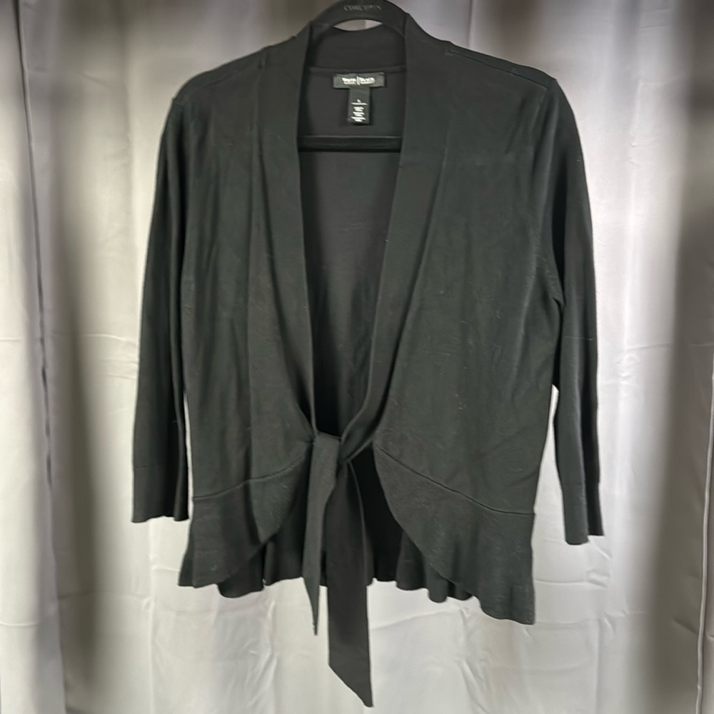 White House Black Market Black Cardigan Sweater